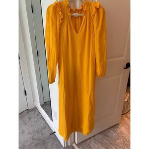 Xirena long sleeve cotton gauze midi dress, $325 Sm